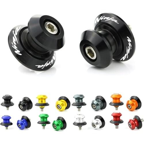 Fit For Kawasaki Ninja 400R 2018+ Ninja 650 2017-2018 Swingarm Stand Bobbins Swing Arm Spools Sliders Motorcycle CNC Alloy