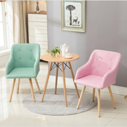 Simple nordic style household office chair modern dining chair hotel cafe leisure chair fashion computer chair furniture supply