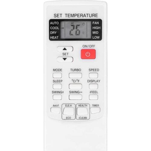 ABS Air Conditioner Remote Control Replacement Accessory Fit for AUX YKR-H/102E White Remote Control
