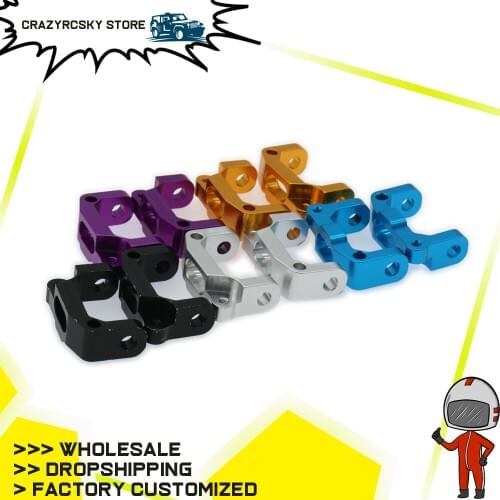 RCAWD Aluminum c Hub Carrier(l/r) Caster Mounts For Rc Hobby Model Car 1/10 Tamiya CC01 Upgraded Hop-Up Parts Crawler FJ CRUISER