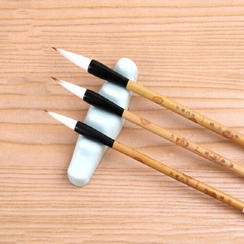 Natural Bamboo Penholder Chinese Traditional Calligraphy Pen Beginners Special Practice Writing Brush Medium Regular Script Pen