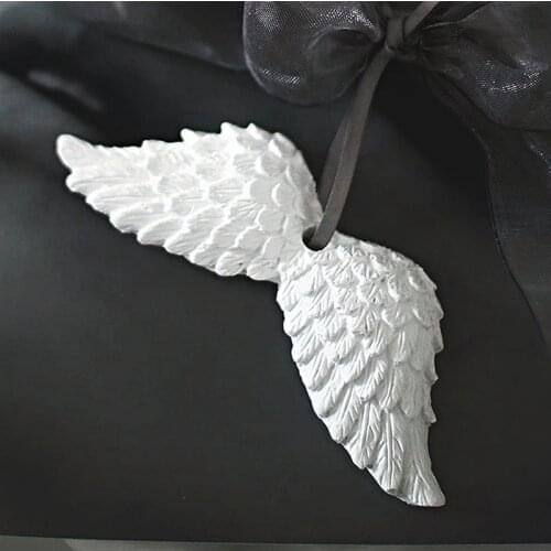 Angel Wings Silicone Mold Aromatherapy DIY Plaster Mold 3D Fondant Cake Mold Handmad Sugarcraft Gumpaste Pastry Kitchen Bakeware