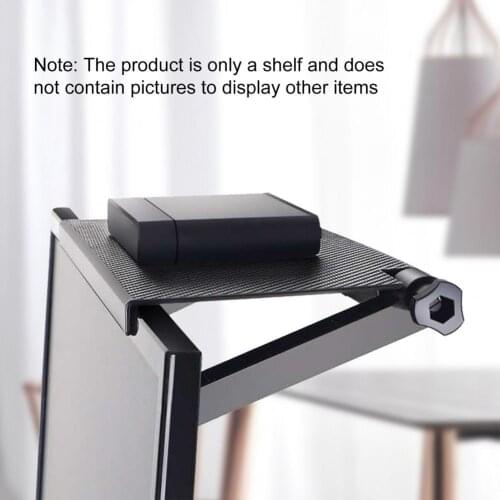 Storage Rack Adjustable Strong Bearing Capacity Concave-convex Punch-free TV box Computer Screen Storage Bracket for Desktop