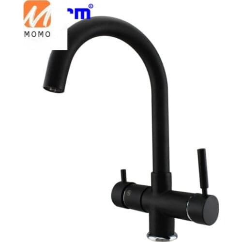 Hot Resistant 3 in 1 Boiling Hot Cold Mixer Water Kitchen Faucet Tap Mixer