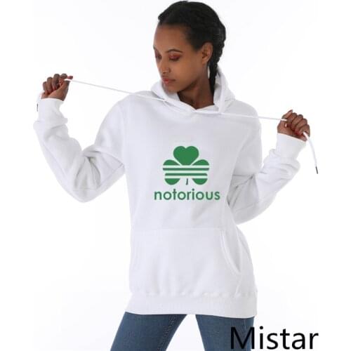 Notorious Conor Hoodies Sweatshirt Women oversized Long sleeved Streetwear Winter Fashion Letter Tops Women Clothes for Teens