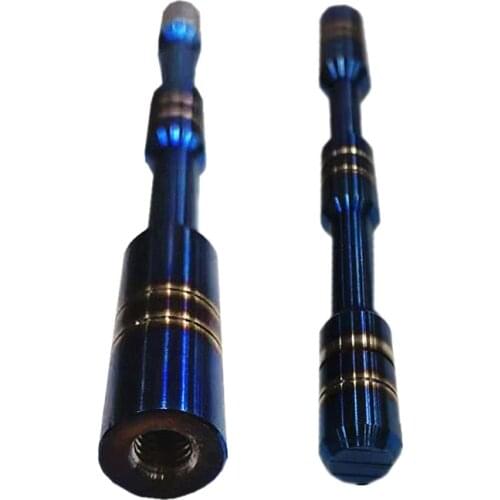 SPSLD Universal Aluminum Roast blue Screw-On Short Radio Antenna for Ford Car Styling Car Accessories Auto Exterior Parts