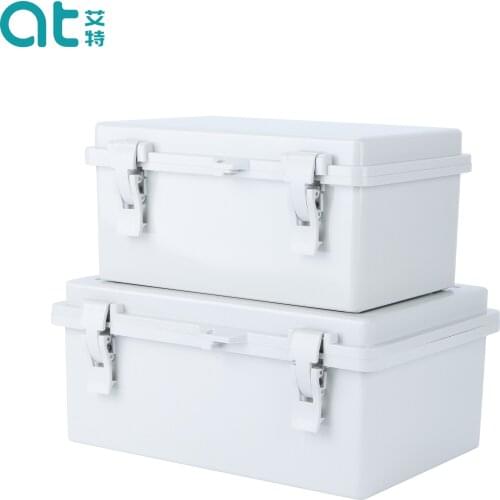 ABS waterproof 480*370*200 plastic shell with buckle MK waterproof box Electrical Junction Box Outdoor Sealed Switch Power Case