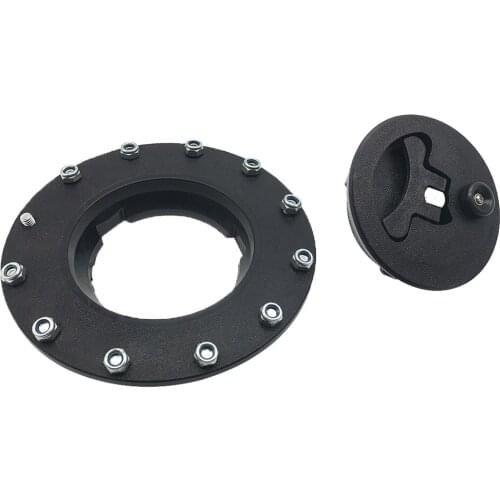 Replacement Fuel Filler Door Cover Gas Fuel Tank Cap Cover Black