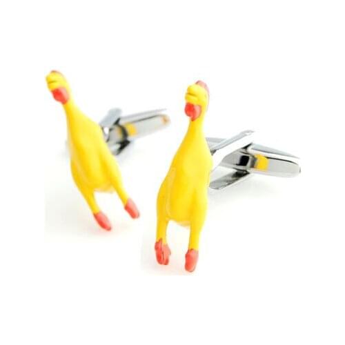 Yellow Duck Cufflink Cuff Link 15 Pairs Wholesale Free Shipping