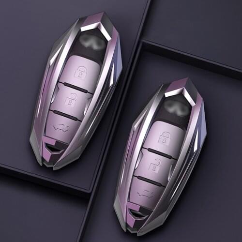 1 Pcs Zinc Alloy Car Key Protective Cover Shell Case Buckle for Infiniti FX35 QX60 G35 G37 EX FX Q60 QX50 QX70 Car Accessories