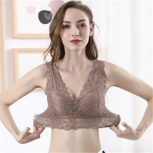 2021 Women Lace Sexy Bralette Wrap-around Strapless Bra Wide Shoulder Sleep Underwear Removable Cotton Bowl Lingerie Tops
