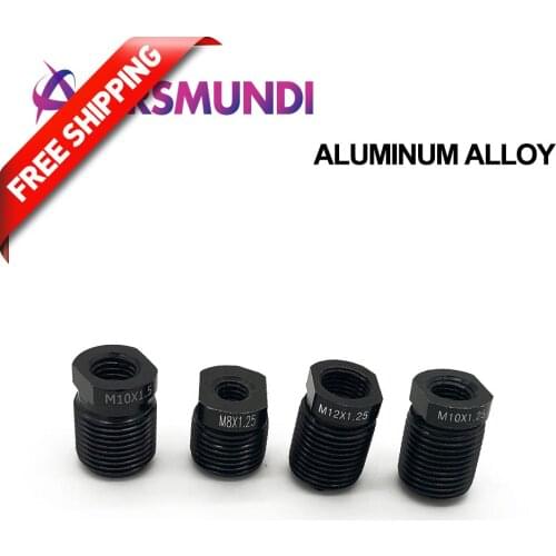 Aluminum alloy shift knob adapter with inside thread M8*1.25/M10*1.25/M10*1.5/M12*1.25 for universal knob