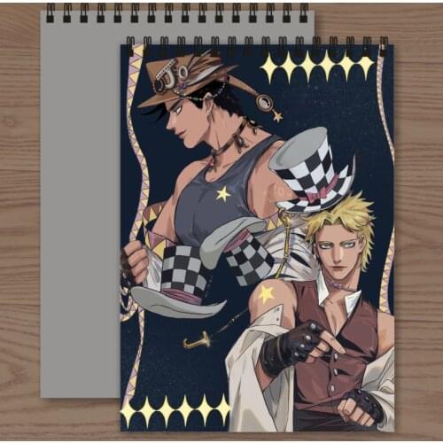 Anime JoJos Bizarre AdventureA4 160g Sketchbook notebook student stationery 25 Sheets Drawing Paper Sketching