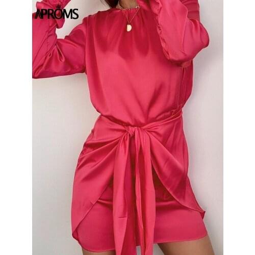 Модные платья-рубашки APROMS China At AliExpress