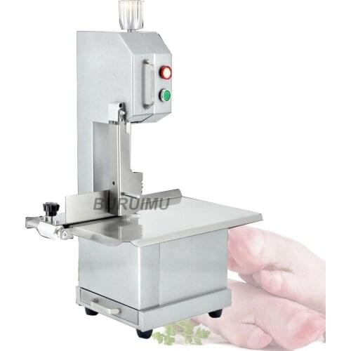 Automatic Bone Cutter Commercial Bone Sawing Cutting Machine Frozen Meat Cutter cut Trotter Ribs Fish Meat Beef Machine