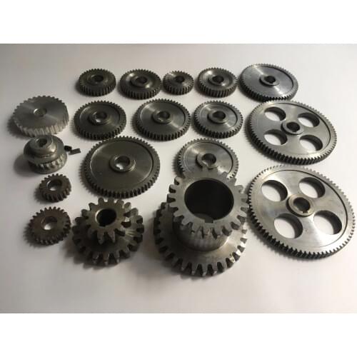 Freeshipping 18pcs/set mini lathe gears , Metal Cutting Machine gears , lathe gears