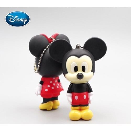 Disney Keychain Cute Mickey Doll Doll Keychain Bag Accessories Pendant Birthday Gift 8cm Doll Plastic Doll Handmade Accessories