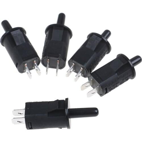 Black Door Switch Refrigerator Cabinet Light Disinfection Cabinet Wardrobe Closed Press Button Switch