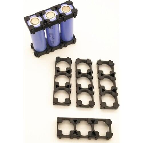 Holder 3p 18650 cell plastic holder case box DIY 18650 batteries plastic flame retardant holder 1p 2p 3p 4p 5p