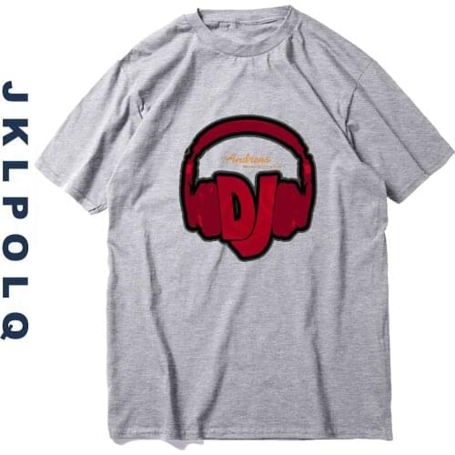 JKLPOLQ Eu Size XS-3XL Dropshipping Streetwear Oversize Mens T Shirt Personalized DJ tee Printing Summer Short Sleeve Tops