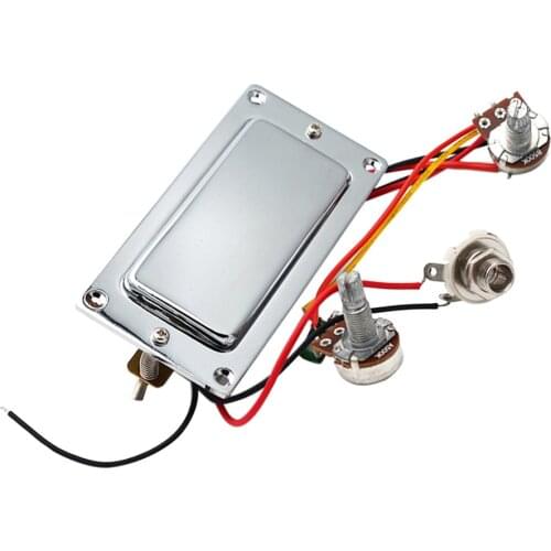 Electric Guitar Double Coil Humbucker Pickup Kit with 500K Potentiometer Pots For Electric Guitar Replacement Parts