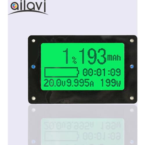 50V 50A Coulometer TF02 Large Screen Coulomb Meter Battery Tester Remaining Capacity Indicator Display