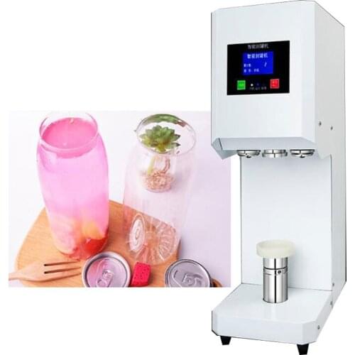 Can Sealing Machine Beverage Bottle Sealing Machine Milk Tea Coffee Can Sealing Machine Beverage Sealing Machine 220V