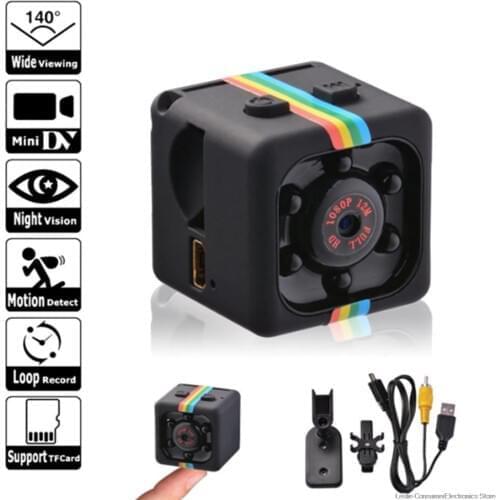 SQ11 Mini Camera HD 960P Sensor Night Vision Camcorder Motion DVR Micro Camera Sport DV Video Small Camera Cam