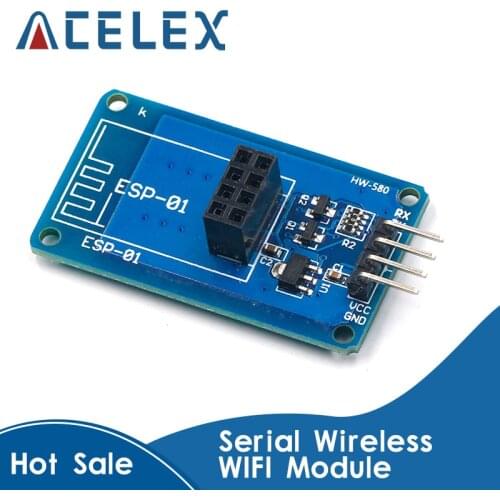 ESP8266 ESP-01 Serial WiFi Wireless Adapter Module 3.3V 5V Esp01 Breakout PCB Adapters Compatible For Arduino