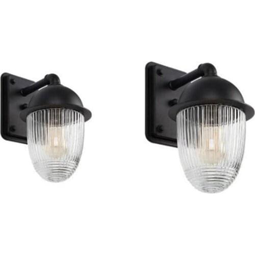 1pcs European Outdoor Retro Wall Light for Garden Corridor Sconces Villa Garden Lighting Fixtures Yard Gateway Door Wall Lamp