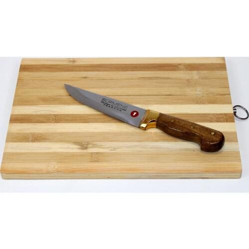 Riding on meat knife yellow ring quality is made of resistant to scratches Famous riding on meat knife