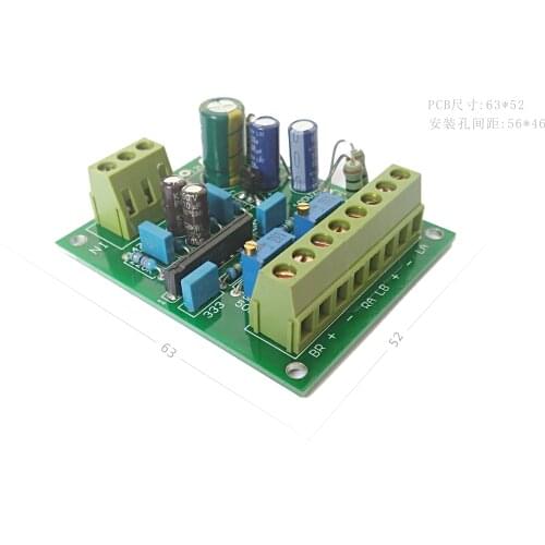 VU instrumentation drive circuit board Db meter driver board