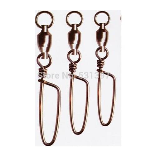 Ball bearing swivel with coastlock snap 9