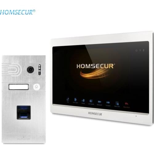 HOMSECUR 7" Wired Hands-free Video&Audio Smart Doorbell 1.3MP with Silver Camera 110° BC061HD-S+BM702HD-S
