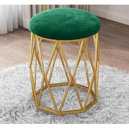 Light luxury makeup stool household dressing stool dressing table stool net red nail chair girl cute bedroom ins stool