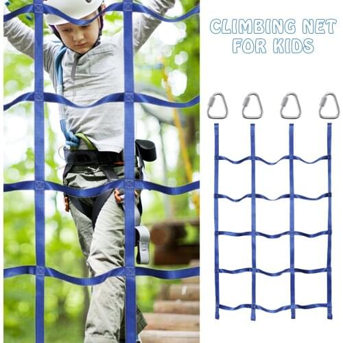 Outdoor Climbing Net for Children Ninja Obstacle Course Kids Rope Ladder Backyard Training Equipment Physical Training Net Play