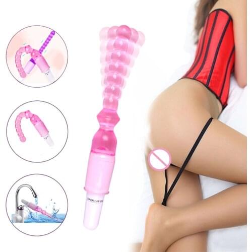 Vibrating Anal Beads Plug Silicone Butt Plug Adult Sex Toys For Women Gay Pussy Masturbator Anal Dilator Intimacy Buttplug