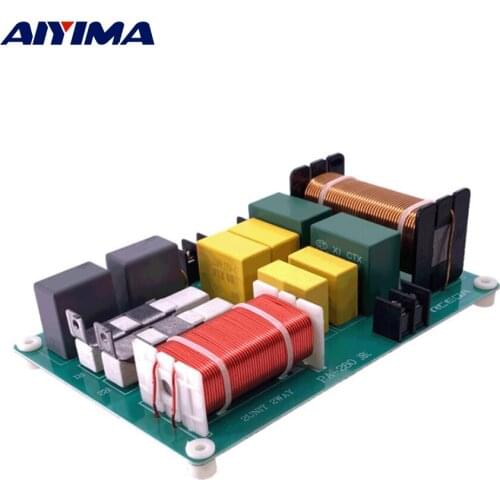 AIYIMA 1PC 400W 2 Ways Speaker Tweeter Bass HIFI Stage Professinal Frequency Divider Filter Speaker Amplifier Home Sound Theater