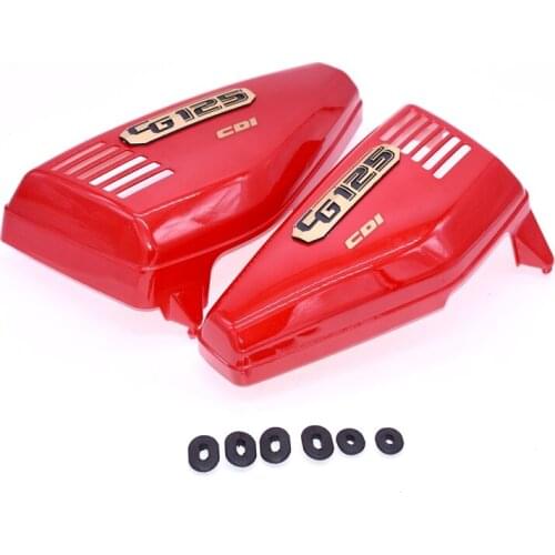 Free shipping motorcycle parts CG125 fuel tank shield ABS material Suitable for Honda CG125 side cover 125cc side cover mat