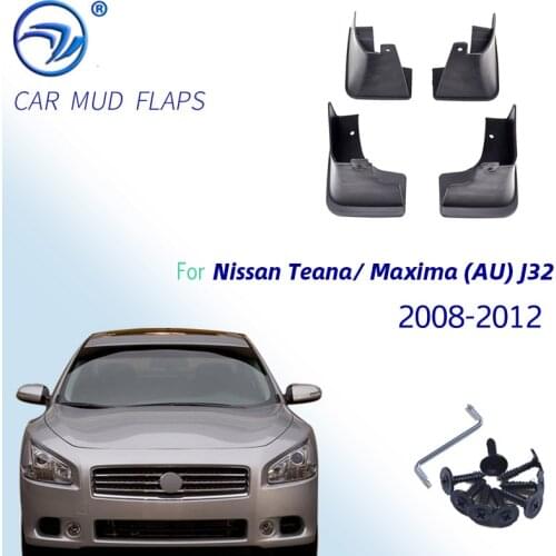 Car Mud Flaps For Nissan Maxima (Australia) Teana J32 2008-2012 Mudflaps Splash Guards Mud Flap Mudguards Fender 2009 2010 2011