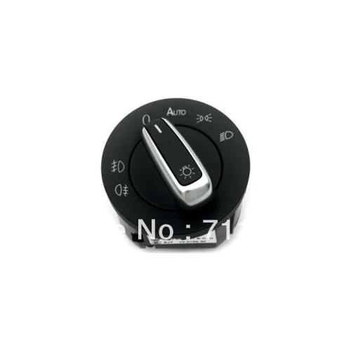 Chrome Head Light Switch With Coming Home Automatic For VW New Scirocco Golf Jetta MK5 Golf MK6