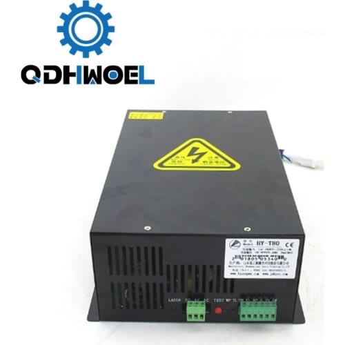 80W Co2 Laser Power Supply AC220V HY-T80 for Co2 Laser Engraving Cutting Machine