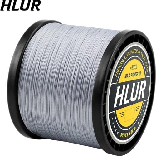 HLUR 4 Strands Braided Fishing Line 0.4-8.0# 100M-1000M PE Fishing Line 4.9-37kg Multifilament Fishing Line Smooth Pesca