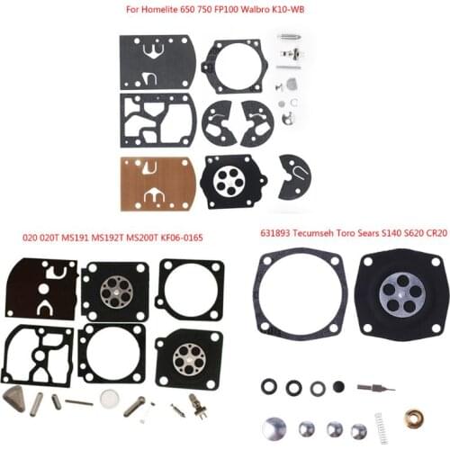 Carburetor Repair Kit For Homelite 650 750 FP100 Walbro K10-WB Carburetor Replacement Garden Tools for Poulan/Weedeater/Ryobi