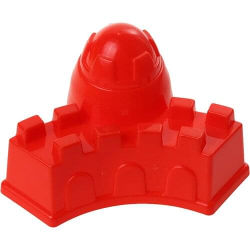 Set of 7 Castle Rampart Shape Sand Clay Mold Beach Garden Park Indoor Toy