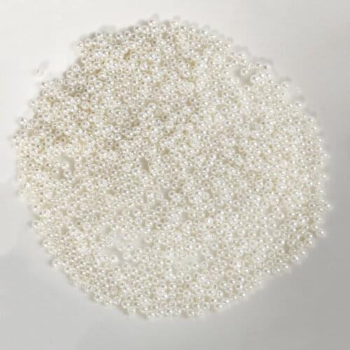 New 1000Pcs 3mm ABS Round Beads Imitation Round Beads For DIY Bracelets Jewelry Makings
