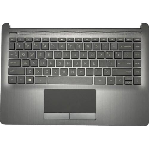 NEW Palmrest Keyboard Touchpad for HP Pavilion 14-CF 14-DF 14-DK L24818-001 BLACK NON-Backlit