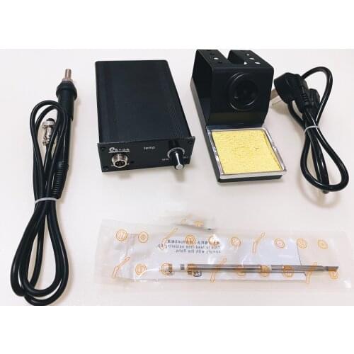 T12 soldering station electric soldering iron portable thermostat with automatic sleep 72W full power 24V 3a power supply