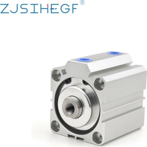 Air Cylinder SDA Series Male Thread Pneumatic Compact Airtac Type 16/20/25/32/40/50/63mm Bore to 5 10 15 20 25 30 35 40 45 50mm