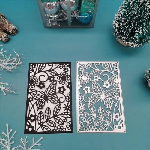 Hollow butterfly background Metal Cutting Dies Stencils For DIY Scrapbooking Decorative Embossing Handcraft Die Cutting Template